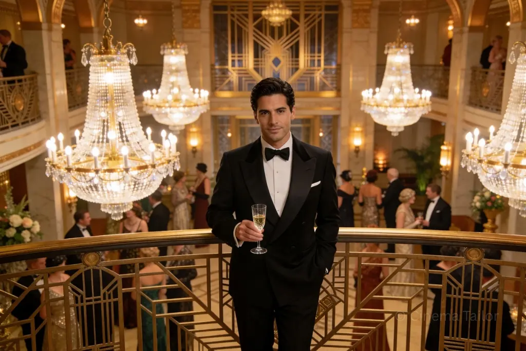 The Great Gatsby tuxedo grandeur